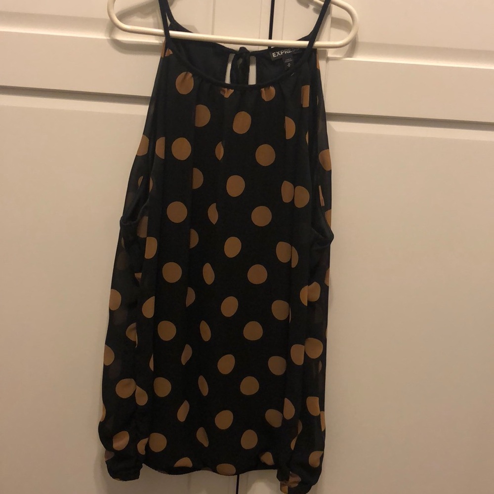 Express Polka dot top